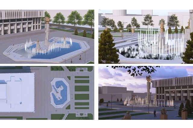 Проект нового фонтанного комплекса.